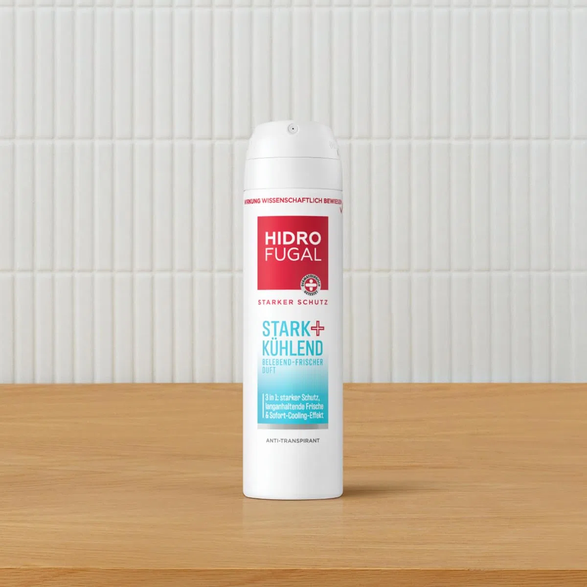 Hidrofugal SILNA OCHRONA STARK + KÜHLEND Antyperspirant w sprayu, bez alkoholu etylowego, 3w1, efekt chłodzący,150 ml