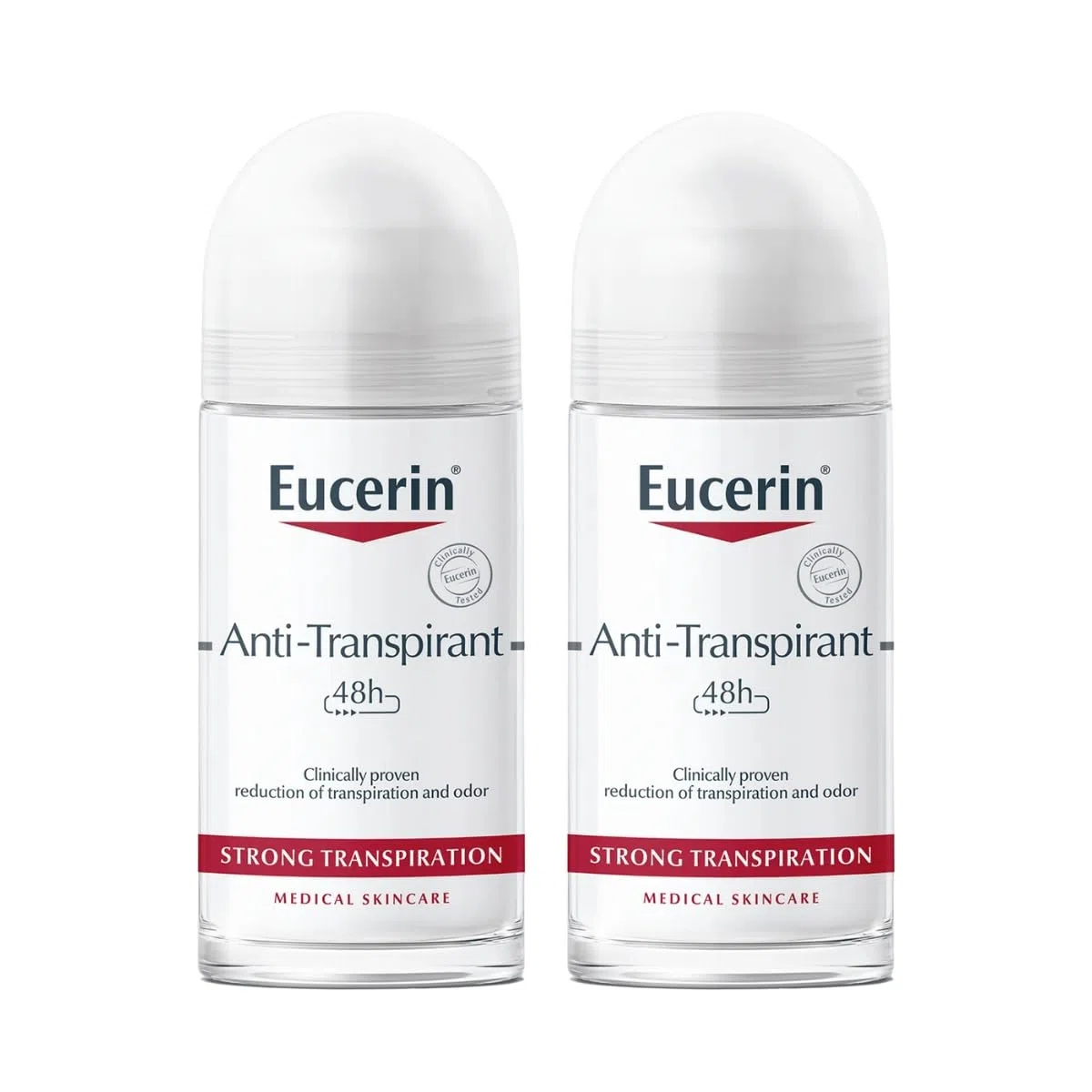 Eucerin Antyperspirant 48h Roll-on 50 ml x 2