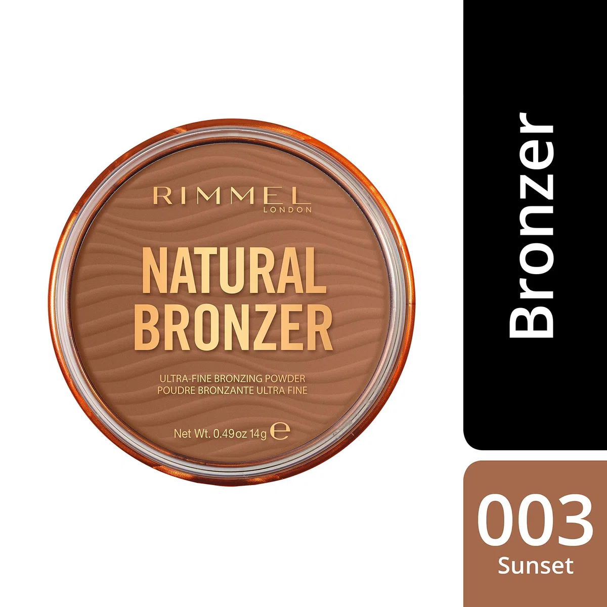 Rimmel Natural Brązer do Twarzy, 003 Sunset, 14 g