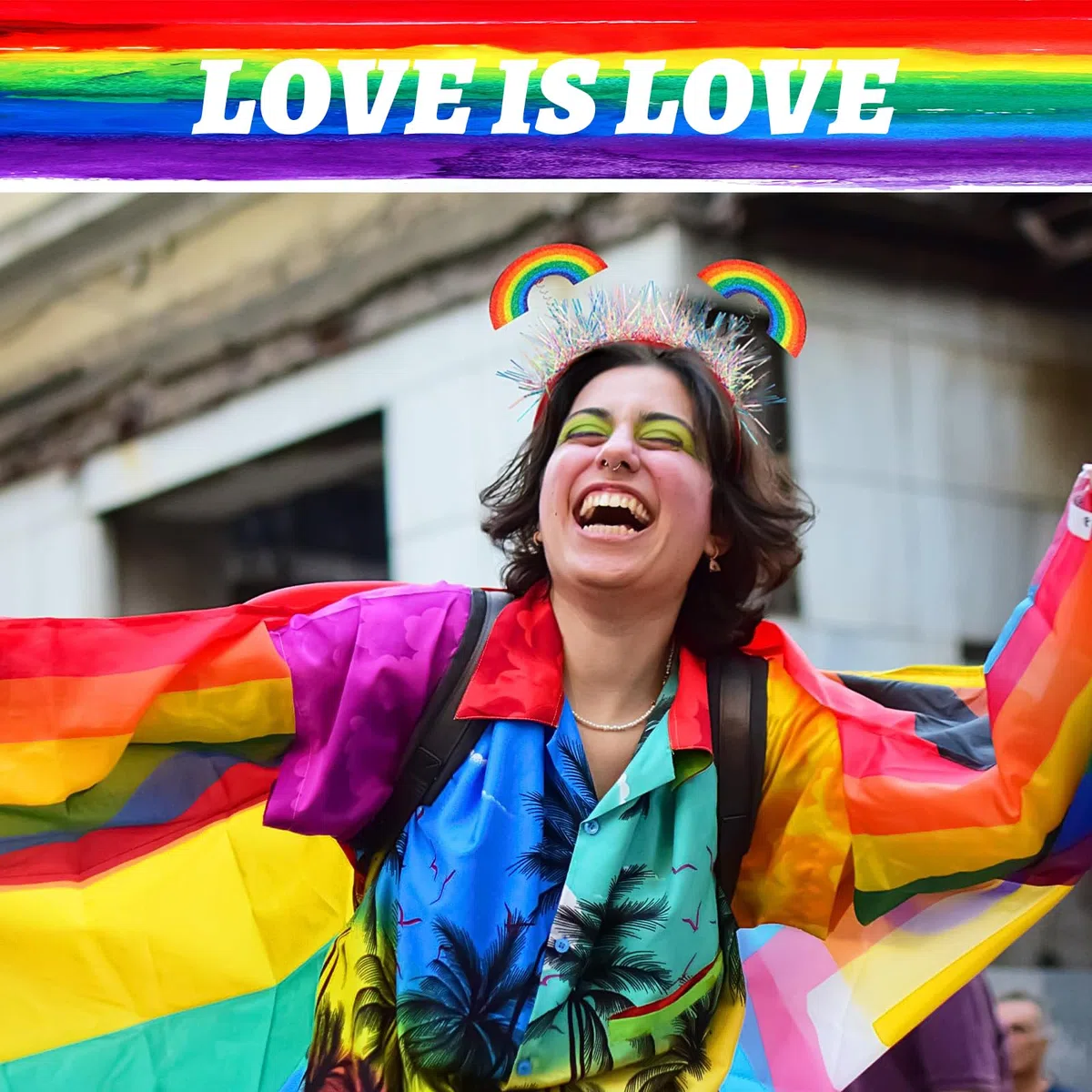 Regenbogen Opaska na głowę Błyszcząca Frędzel Ozdoba Do Włosów Kolorowe Serce Opaska Dla Kobiet Dziewczyn Dzieci Pride Parady Imprezy Akcesoria Do Głowy (B)