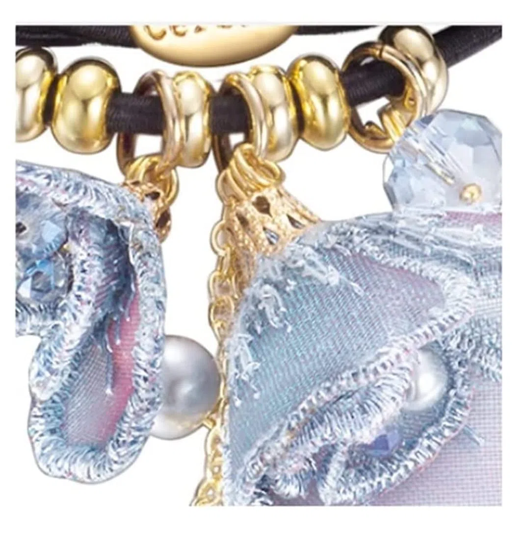 Opaski do Włosów Gumki do Włosów Gumki Do Włosów Rhinestone Perłowy Kucyk Holder Gumki Do Włosów Akcesoria Do Włosów Dla Dziewczynek Scrunchies Sznurek do Włosów