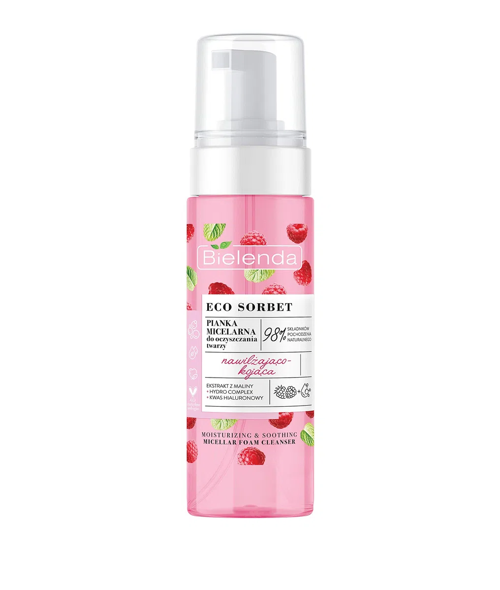 Bielenda Eco Sorbet Pianka Micelarna Nawilżająco Kojąca Oczyszczająca 150ml