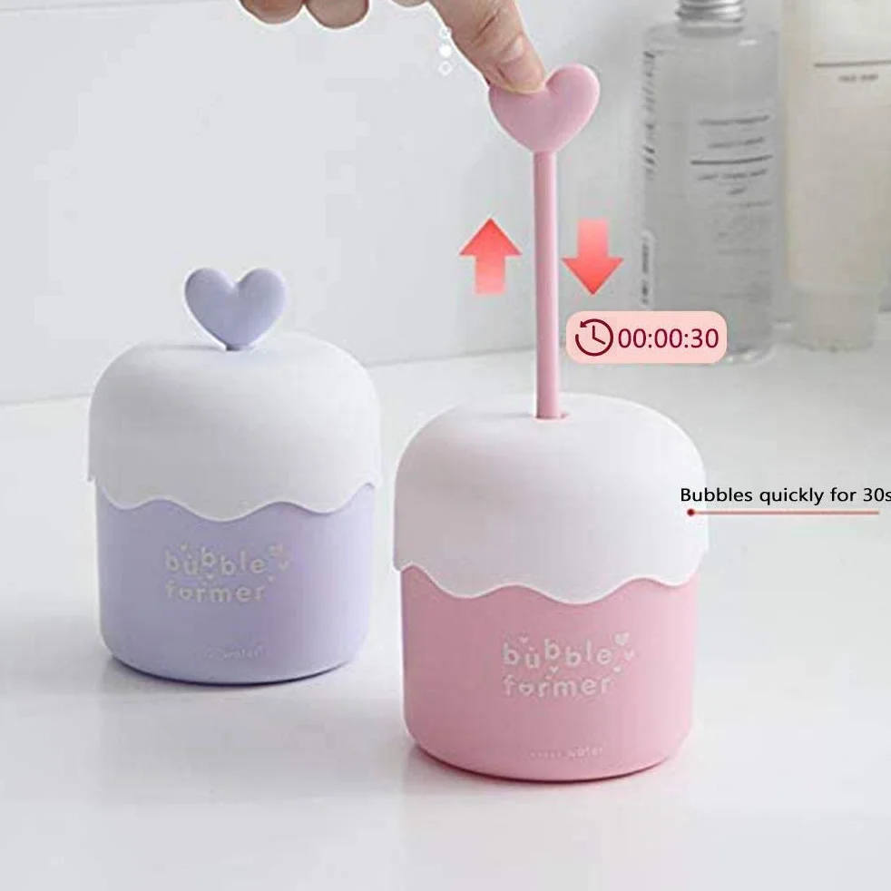 Foam Bubble Maker Cleanser Foam Cup Płyn do demakijażu Urządzenie do robienia piany Cup Śliczne narzędzia do pielęgnacji skóry