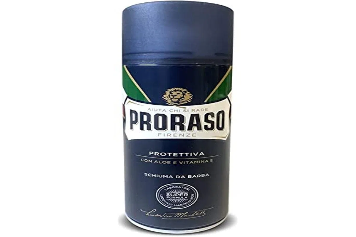 PRORASO BLUE TUTTE LE BARBE Nawilżająca pianka do golenia 400ml