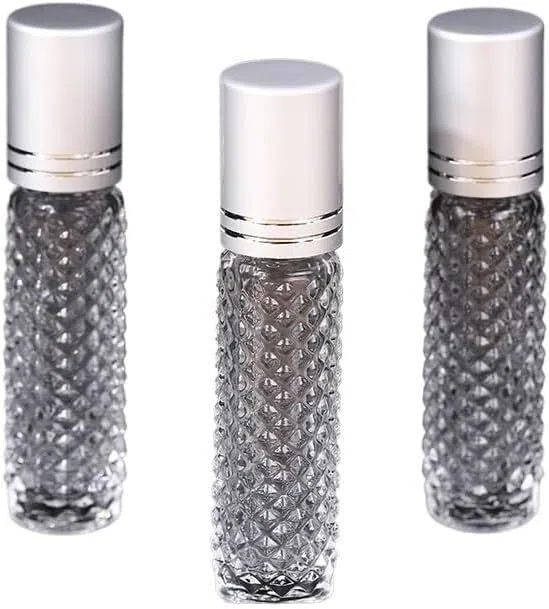 Mini butelki podróżne na perfumy, atomizer do perfum 3 szt. Mini przenośne 10 ml szklane butelki w kulce Pojemnik na olejki eteryczne Pusta butelka w kulce Prosta butelka na perfumy z możliwością wiel