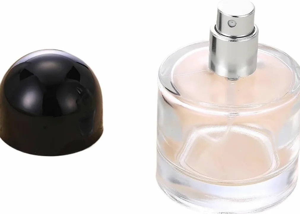 Mini butelki podróżne na perfumy, atomizer do perfum 2 szt. 30 ml perfum oddzielnie butelkowanych szklanej pustej butelce z sprayem 30 ml zamiennik podróżny przenośny o dużej pojemności z możliwością