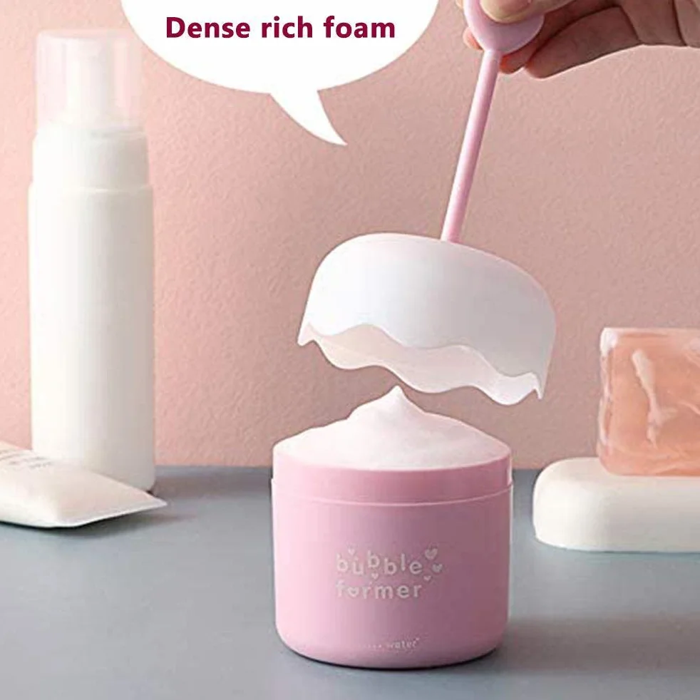 Foam Bubble Maker Cleanser Foam Cup Płyn do demakijażu Urządzenie do robienia piany Cup Śliczne narzędzia do pielęgnacji skóry