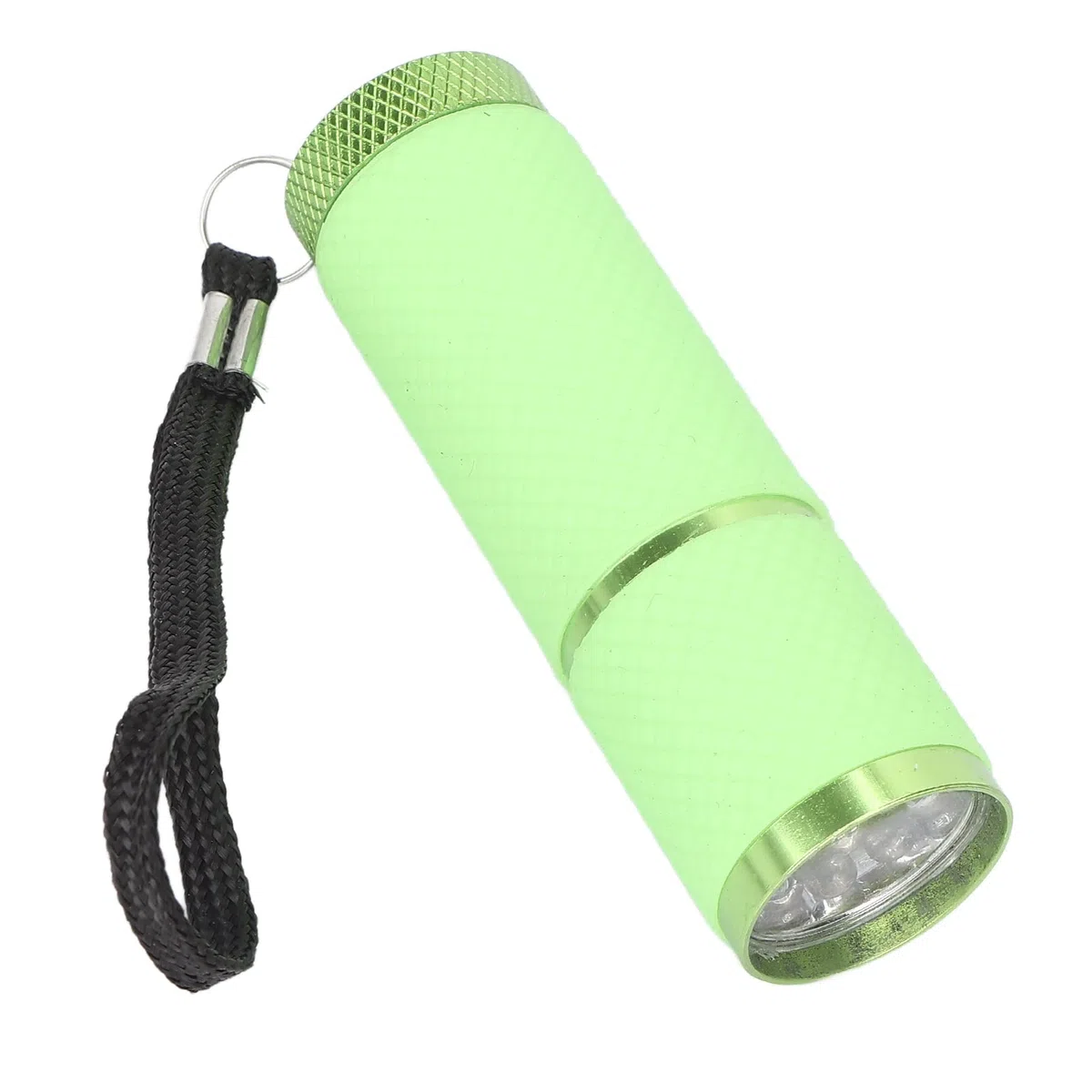 Latarka do paznokci, mini lampa do paznokci UV LED do żelowych paznokci 9 latarka LED przenośna suszarka do paznokci maszyna do paznokci narzędzia do zdobienia paznokci światło UV (zielony)