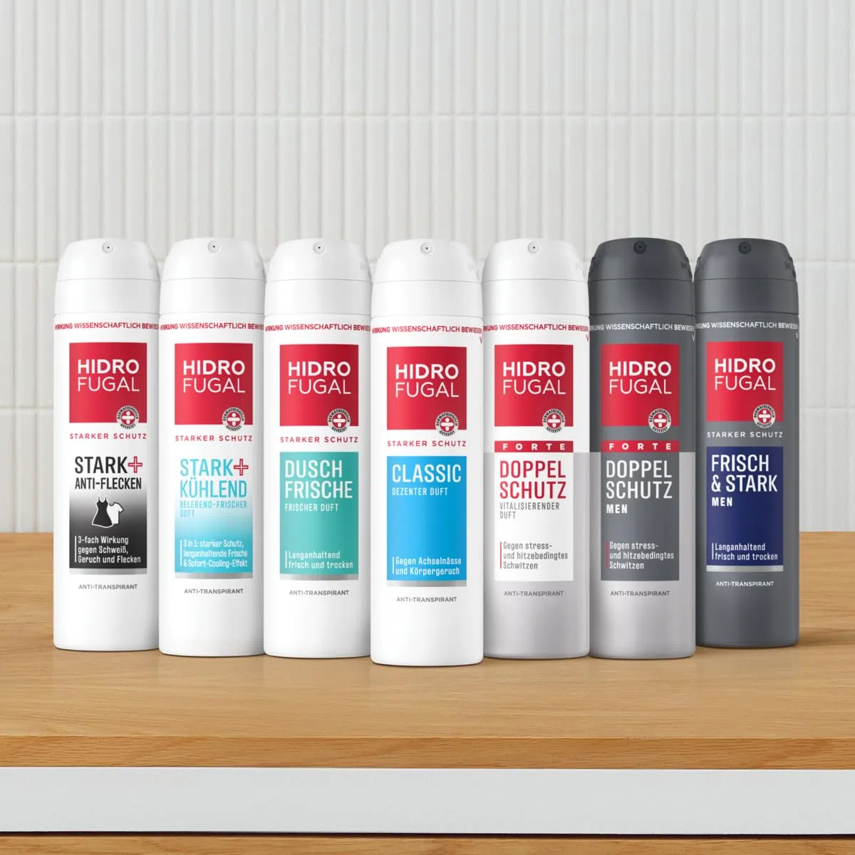 Hidrofugal SILNA OCHRONA STARK + KÜHLEND Antyperspirant w sprayu, bez alkoholu etylowego, 3w1, efekt chłodzący,150 ml